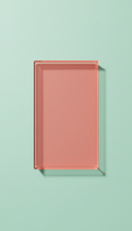 Acrylic Tray in Coral Pop
